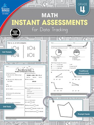 cover image of Instant Assessments for Data Tracking, Grade 4 - Math